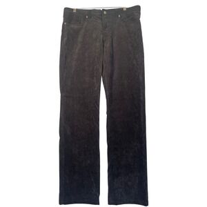 BLACK Saks Fifth Avenue Mens Black Corduroy Pants W36 L34‎ Straight Leg Office